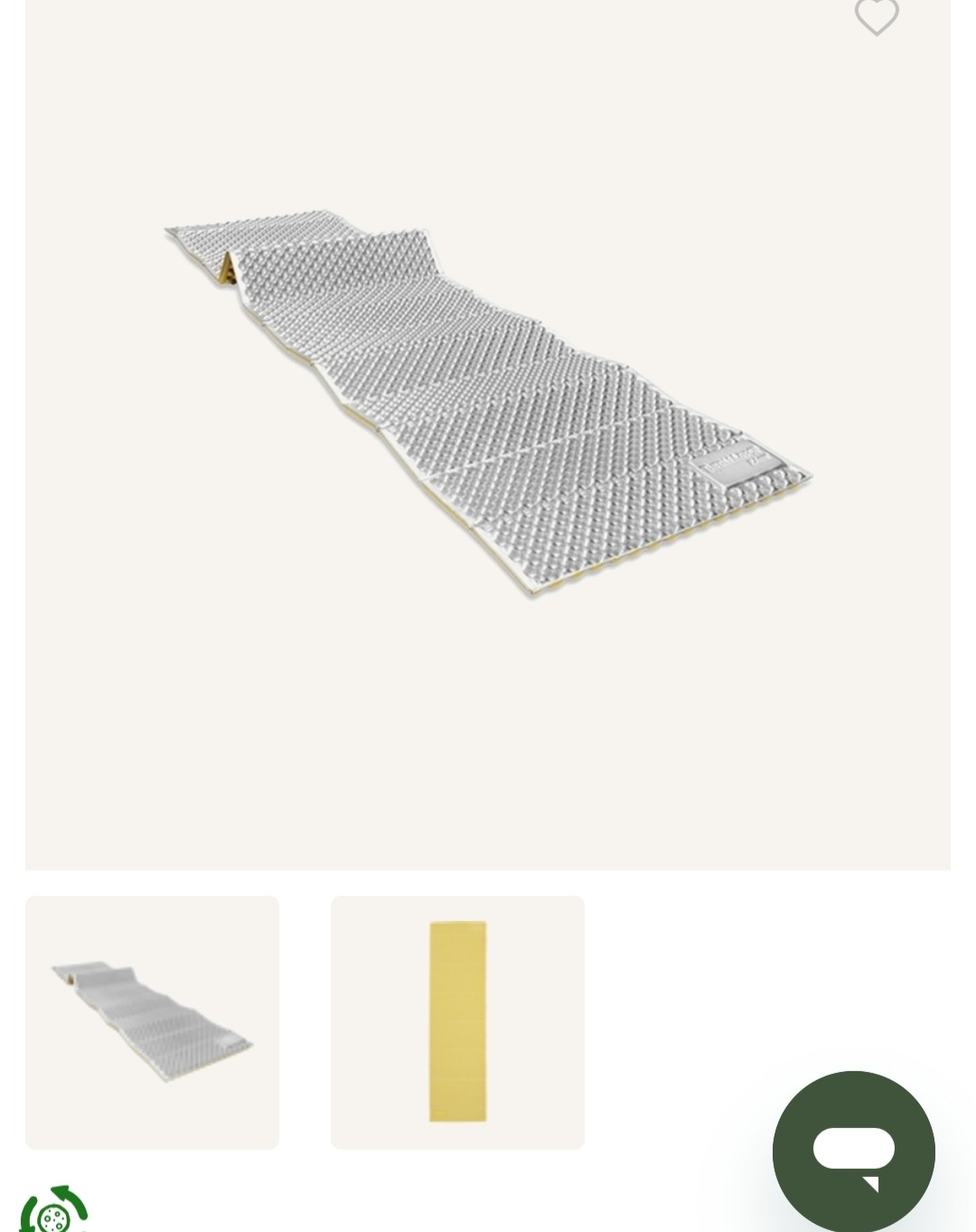 Ultralätt liggunderlag