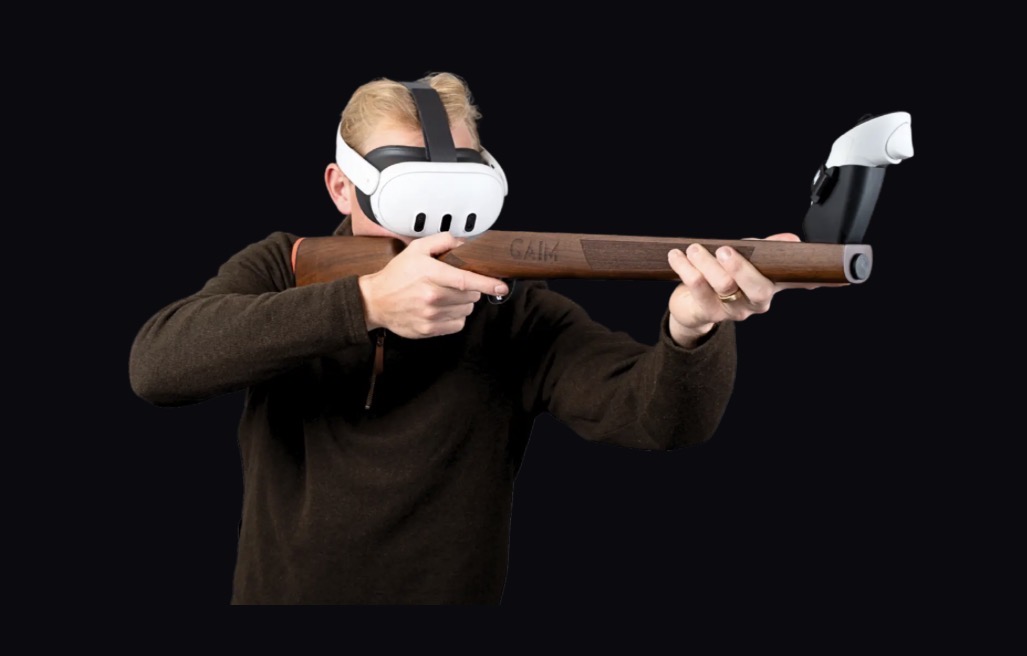 Meta quest 2 med gaim skytesimulator 