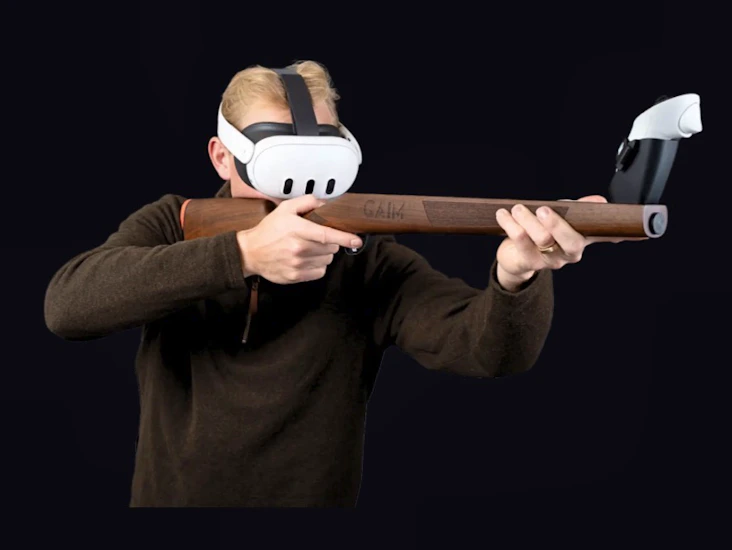 Meta quest 2 med gaim skytesimulator