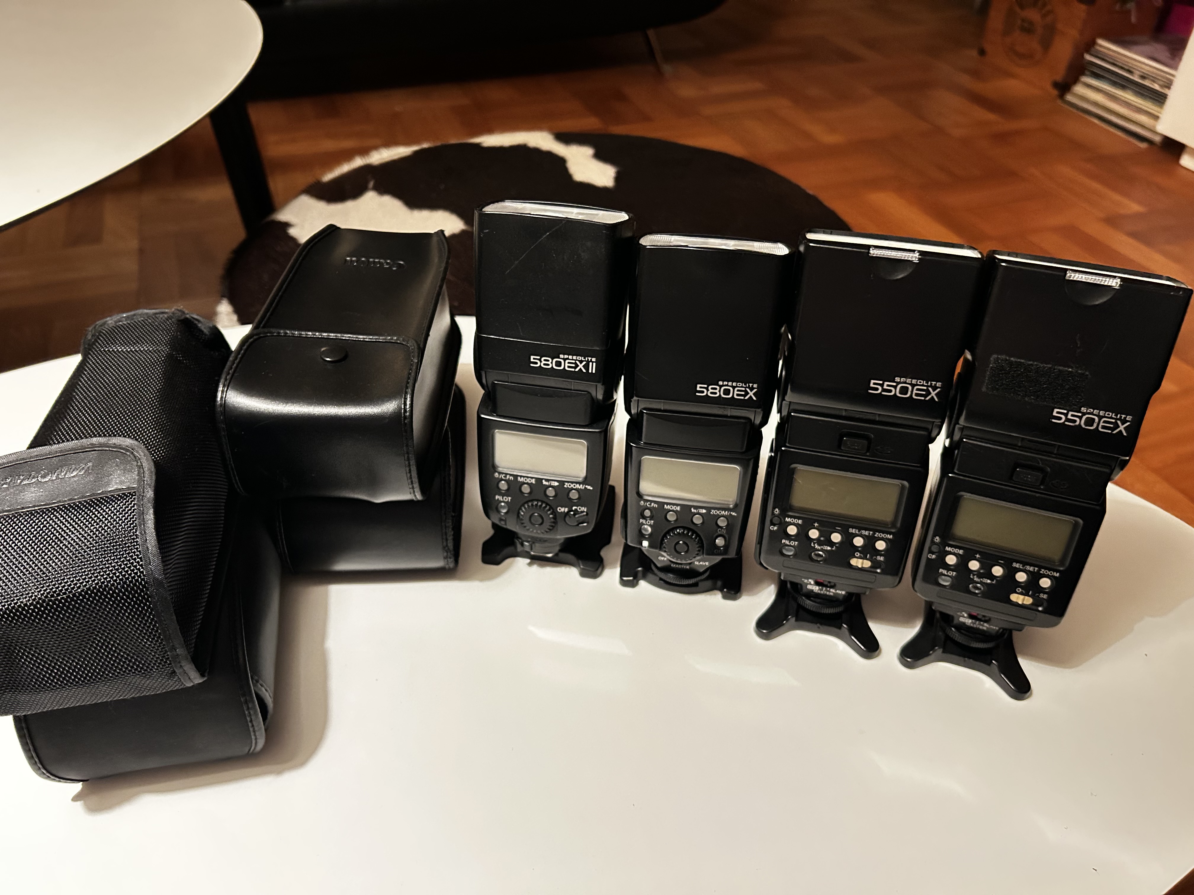 Canon pro blixtar 550ex & 580ex