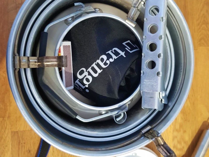 Stormkjøkken med gassbrenner