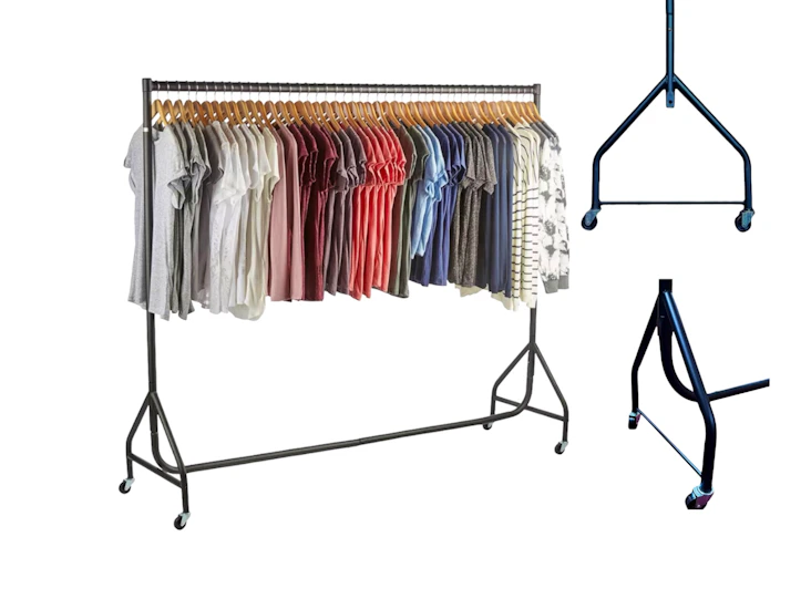 Clothes rail heavy duty reinforced 6ft garment rail 👗👖👚professional market event