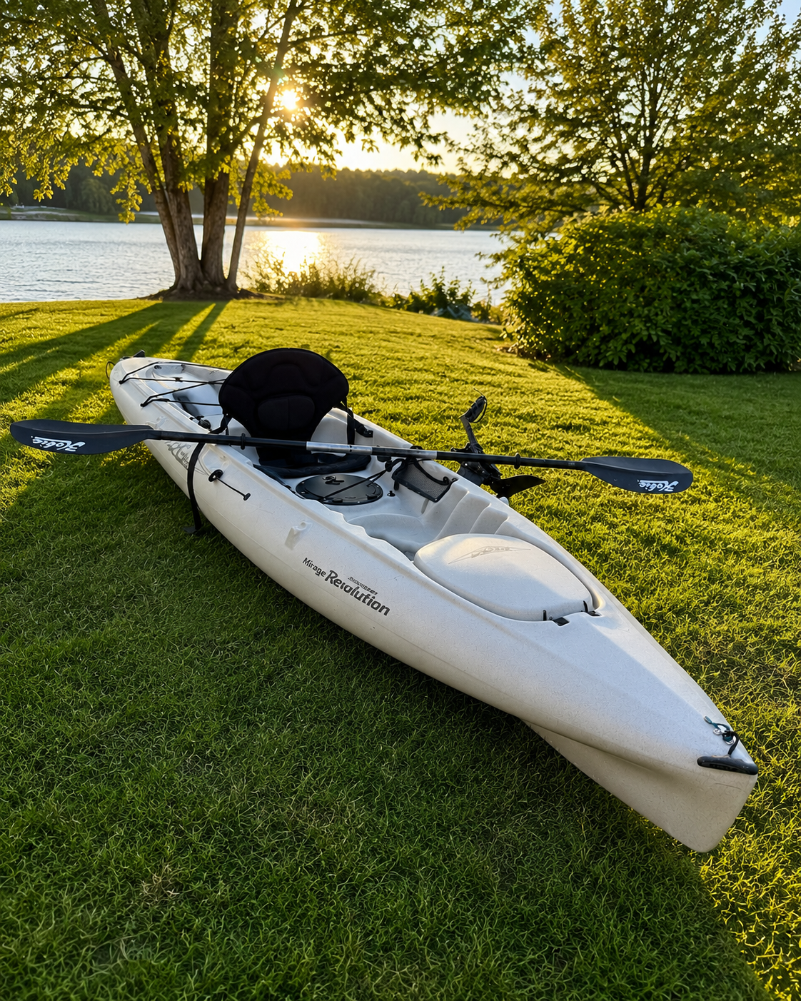 Hobie mirage trampkajak 4,06 m – miragedrive, mycket stabil
