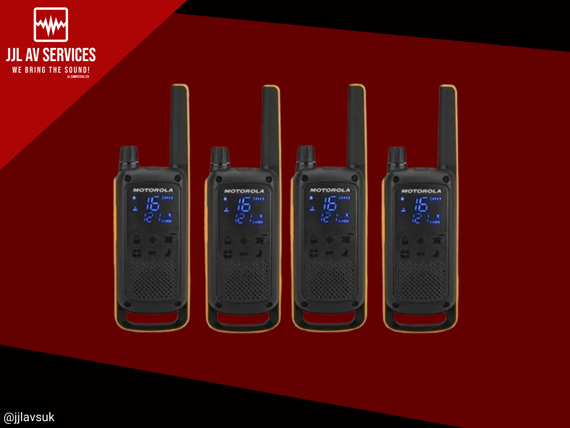 Motorola talkabout t82 4-pack 2-way radio walkie talkie