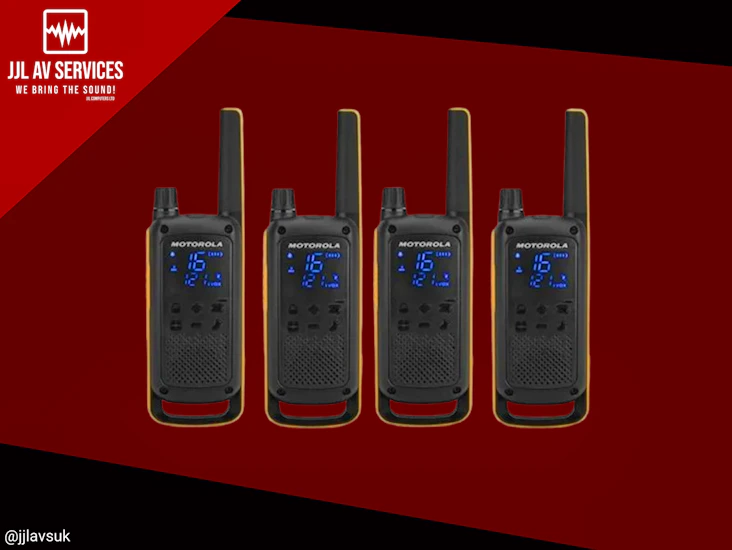 Motorola talkabout t82 4-pack 2-way radio walkie talkie