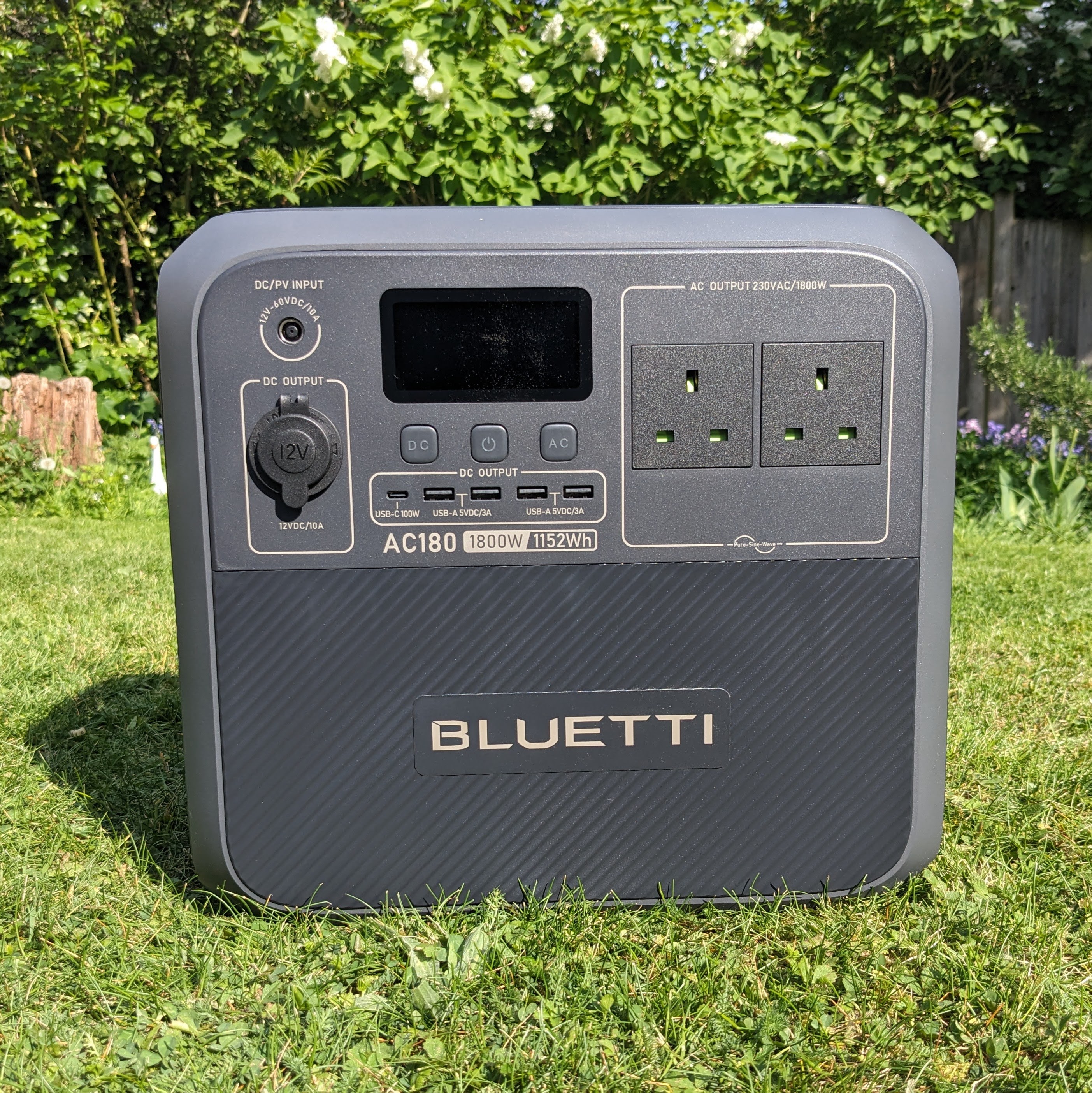 Bluetti 1152wh portable generator/power station | ac180, 1800w-2700w output, fast-charge