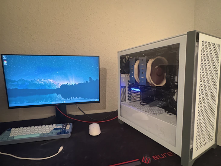 Full high end gaming pc setup
