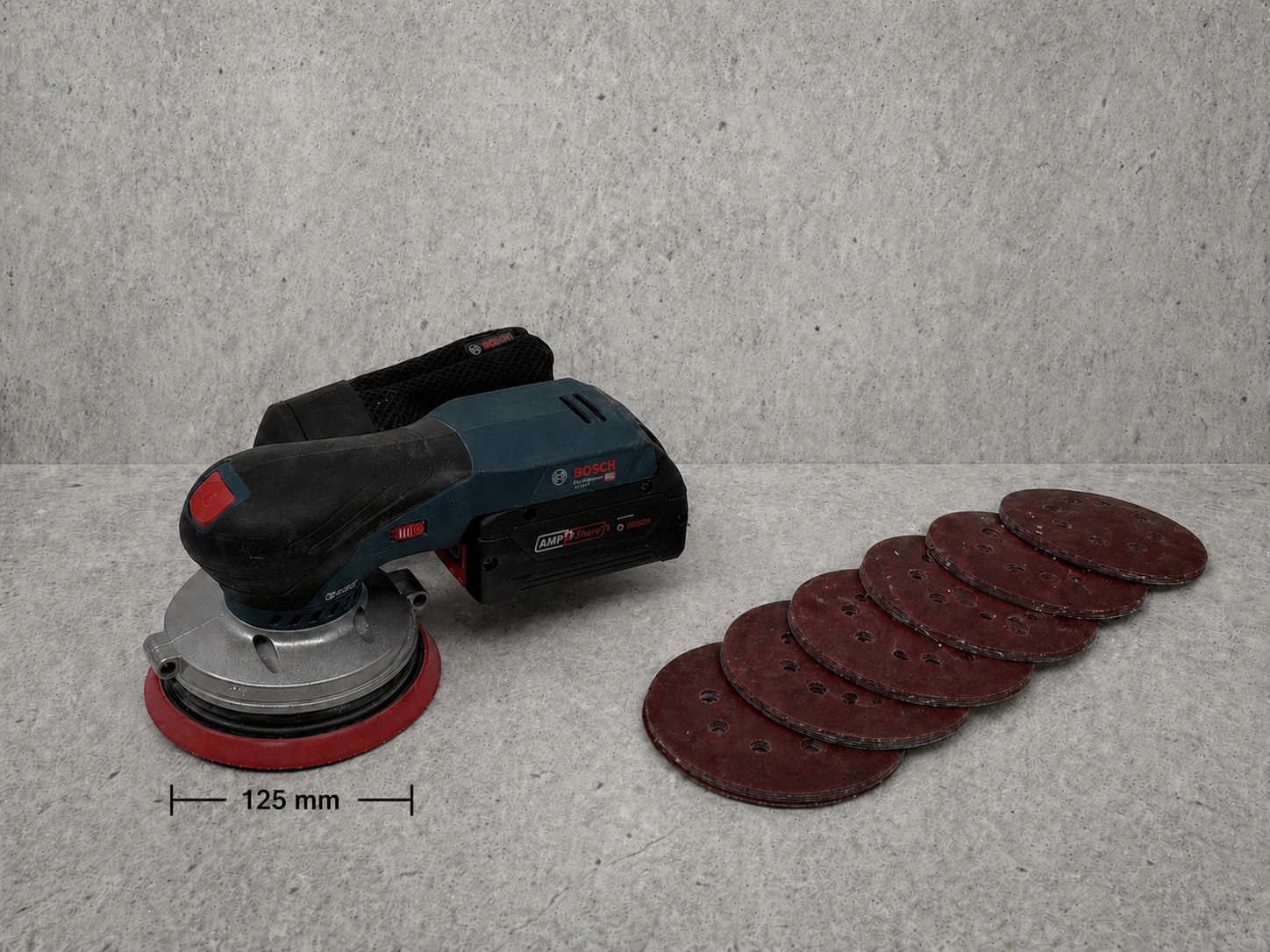 Excenterslip bosch 18v – papper som tillval