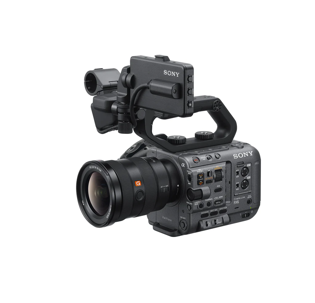 Sony fx6 with sony 24-70 gm lens & sound kit 