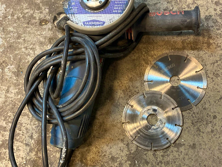 Bosch professional 125mm vinkelslip