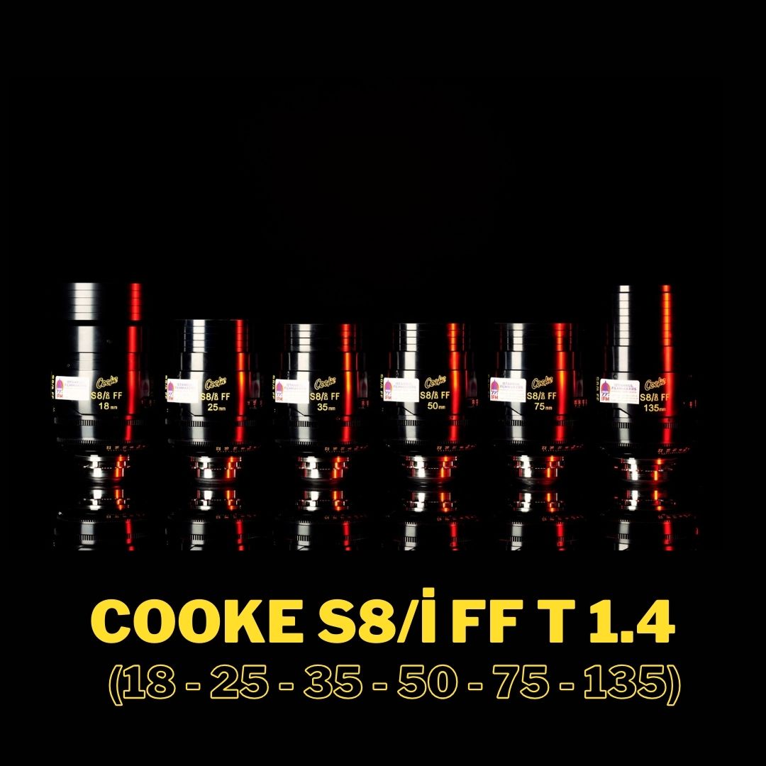 Cooke s8/i ff pl mount 6 piece lens package (18-25-35-50-75-135) 