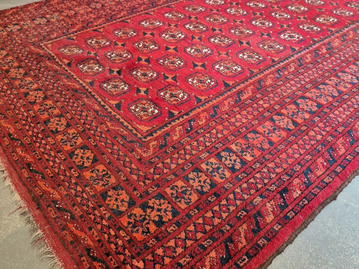 Handknuten äkta persisk matta 200x130 cm (frakt möjlig)