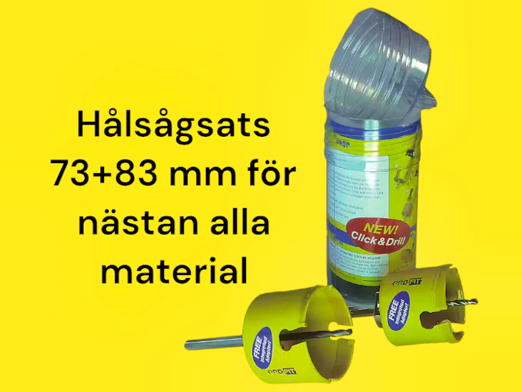 Hålsågsats 73+83 mm multiskär