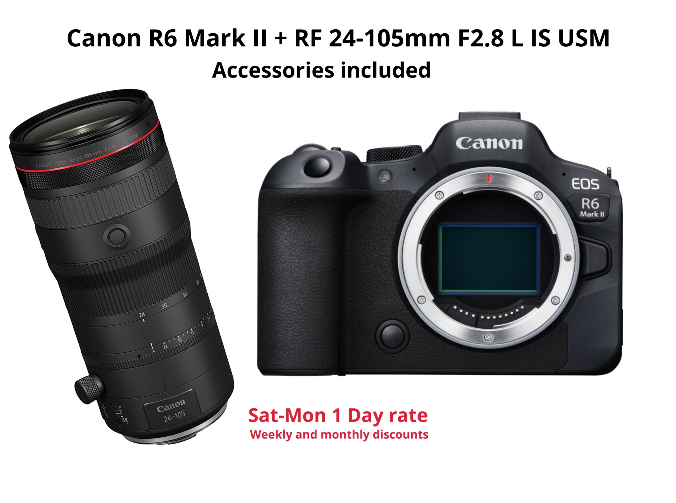 Canon r6 mark ii + rf 24-105mm f2.8