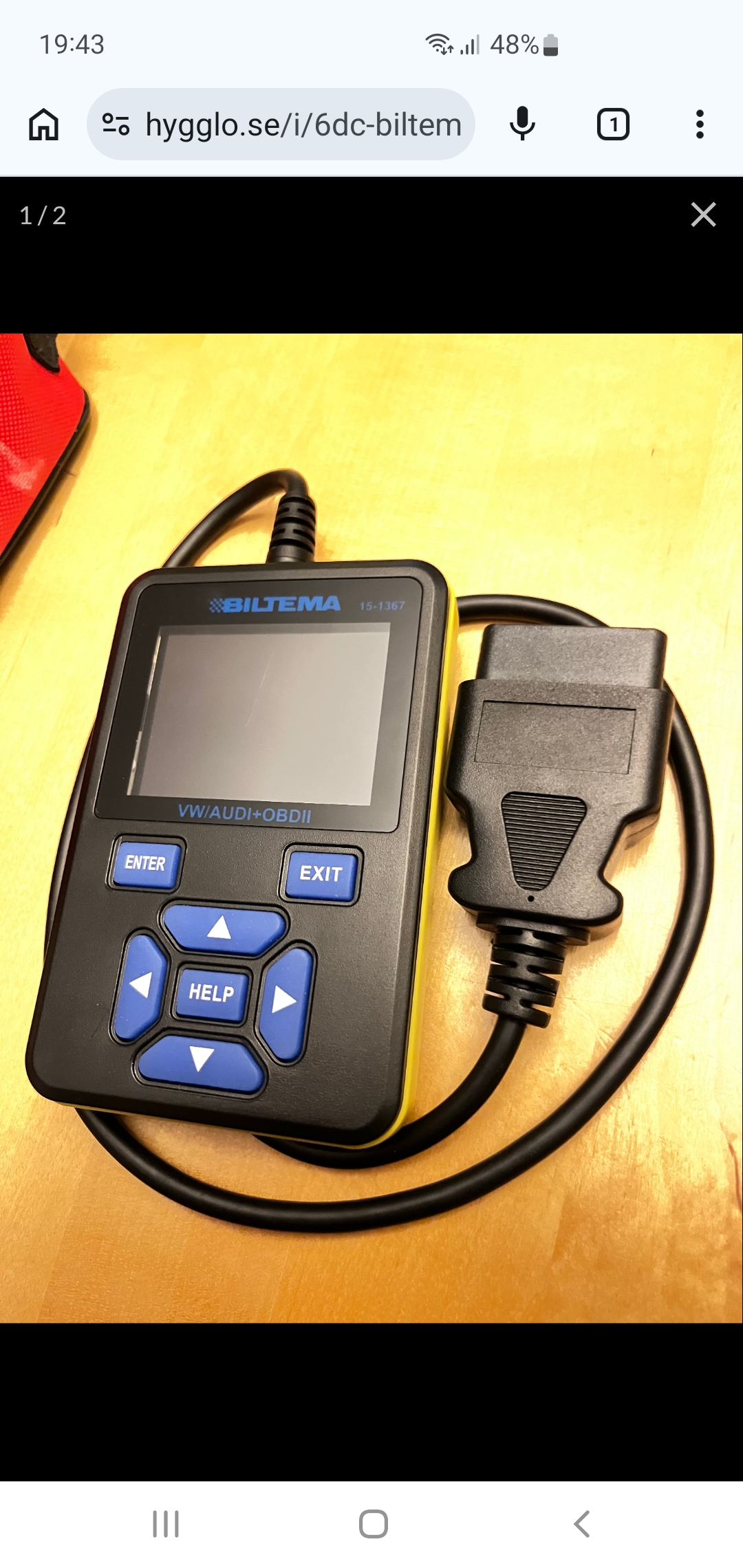 Felkodläsare obd2 extra alternativ för vag (skoda, audi, vw)