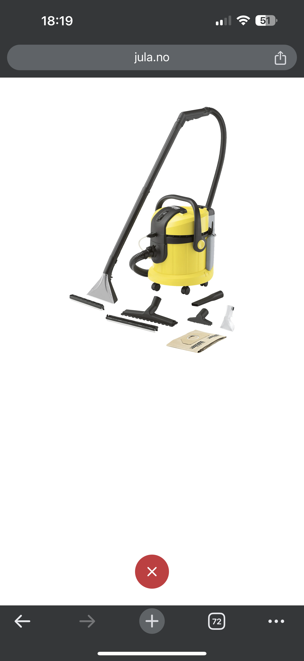 Karcher se 4004 teppe- og tekstilpleiemaskin