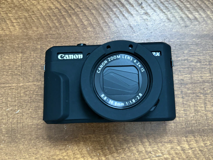 Canon powershot g7 x mark ii compact camera - black