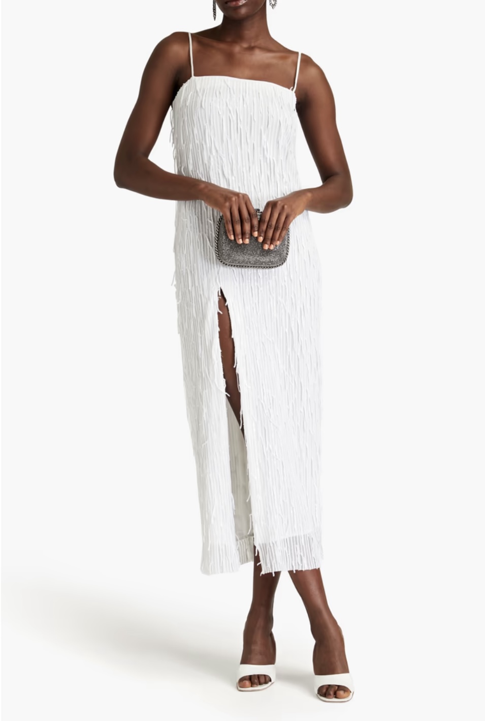 Vanessa cocchiaro valkoinen midimekko fr44