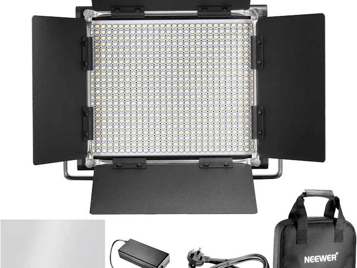 Professional metal bi-color led video light for studio, youtube, product photography, video shooting