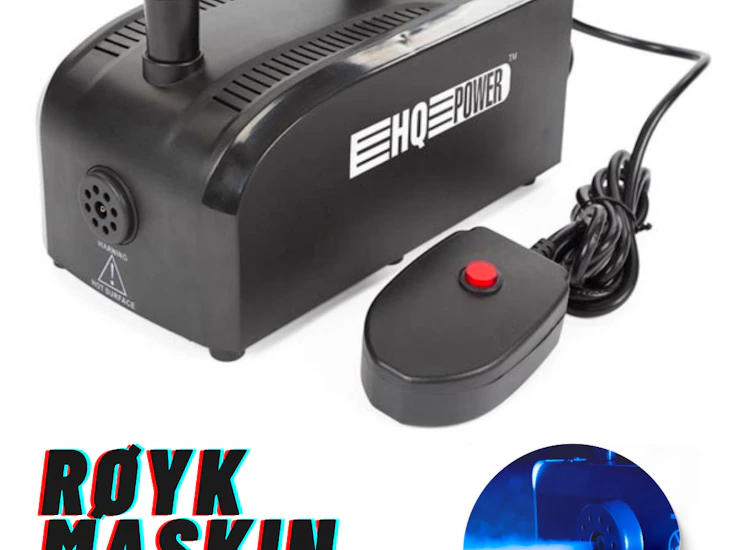 Praktisk røykmaskin – hq power | perfekt for film, fest og bryllup