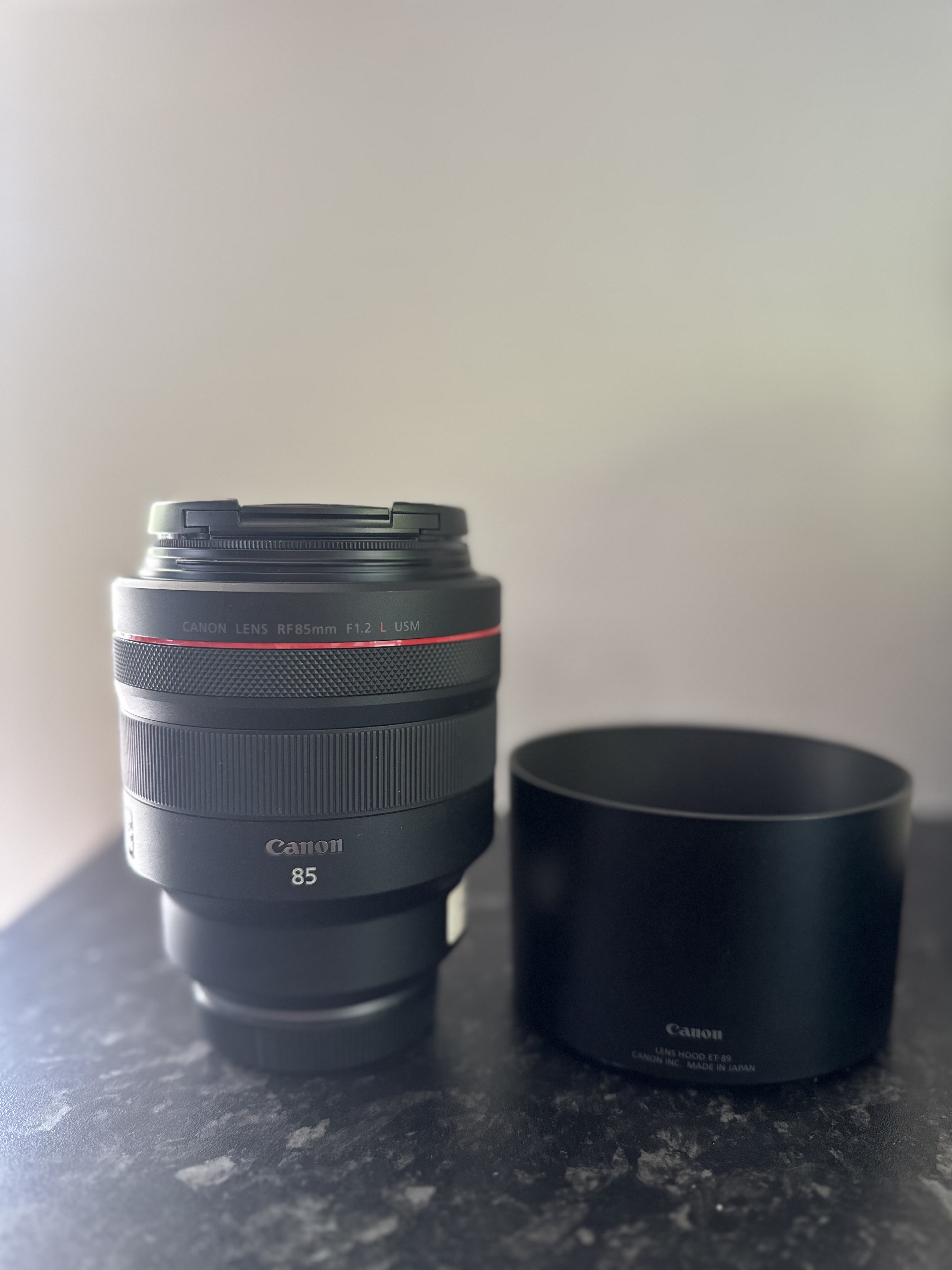 Canon rf 85mm f/1.2l usm
