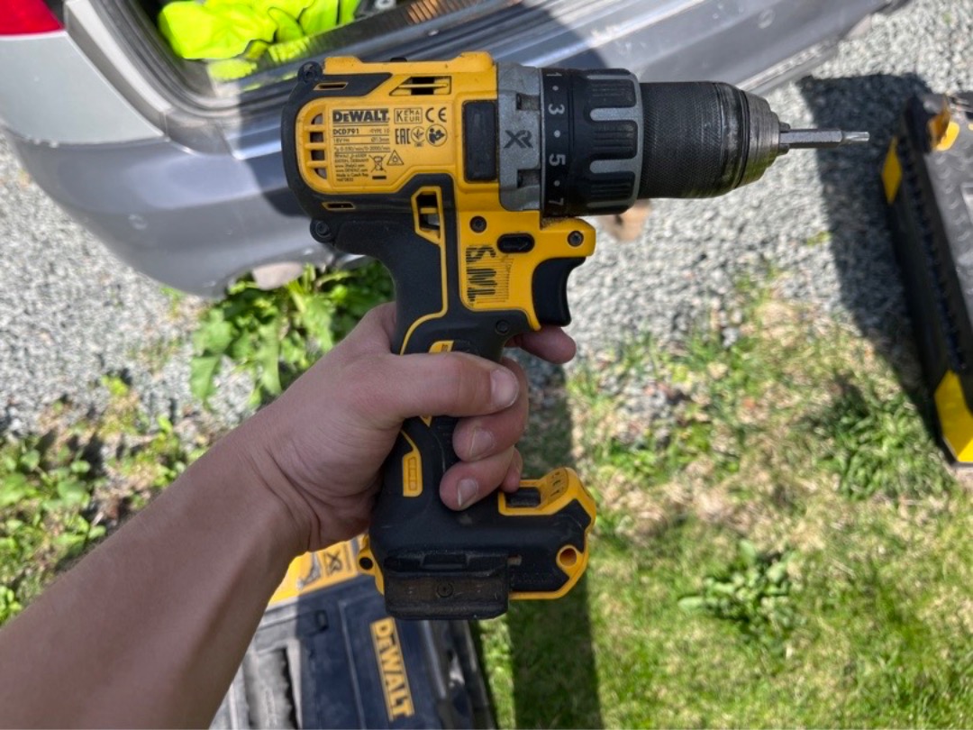 Enkelt verktøysett fra dewalt.