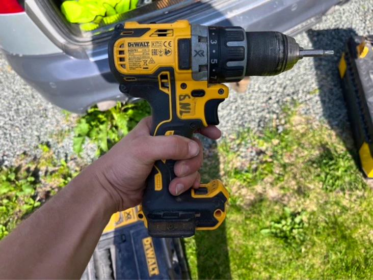 Enkelt verktøysett fra dewalt.