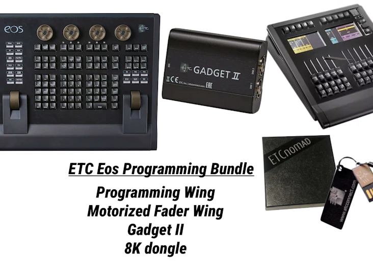 Etc nomad programming bundle (8k dongle + wing + motorized faders)