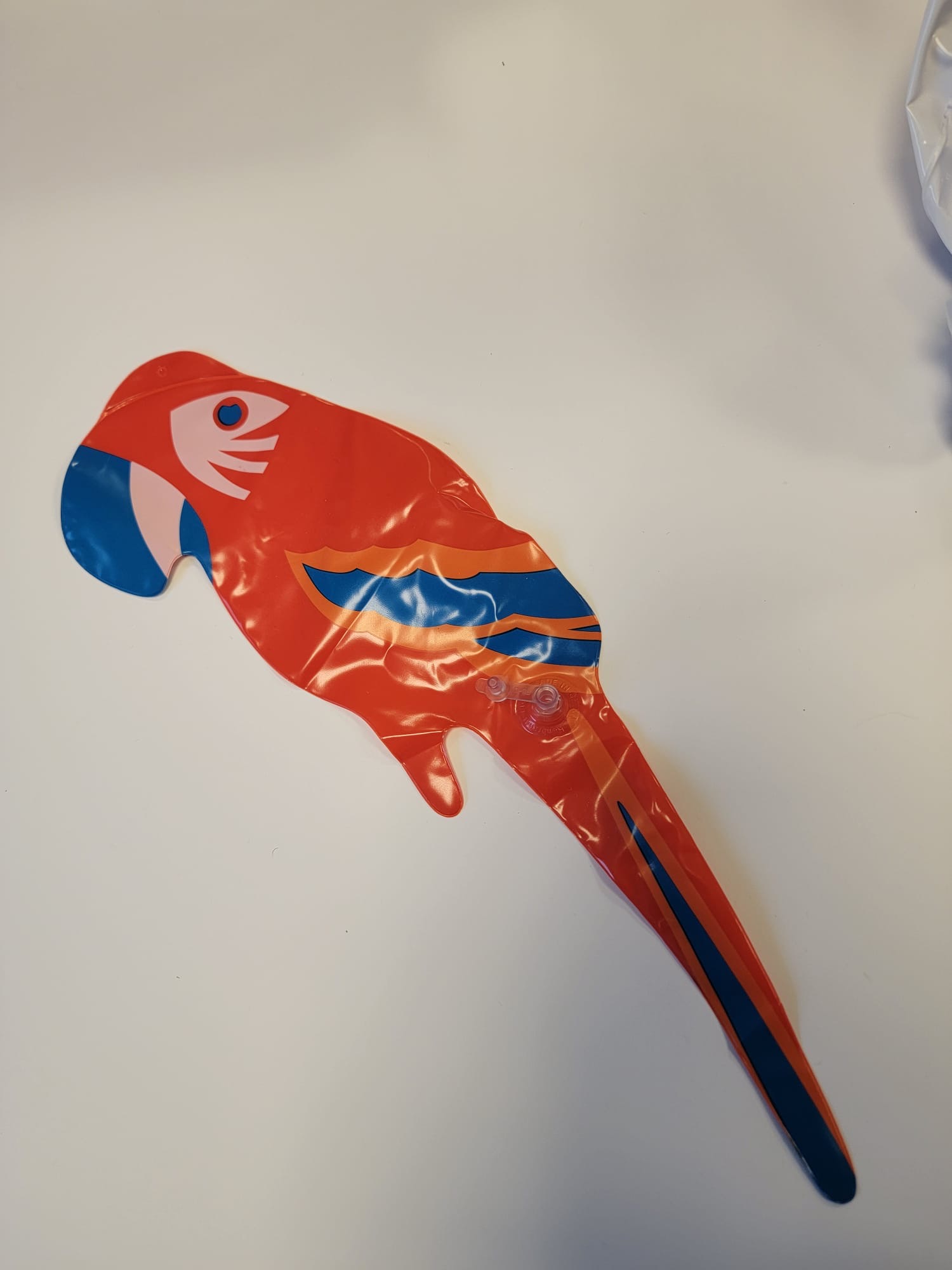 Inflatable parrot