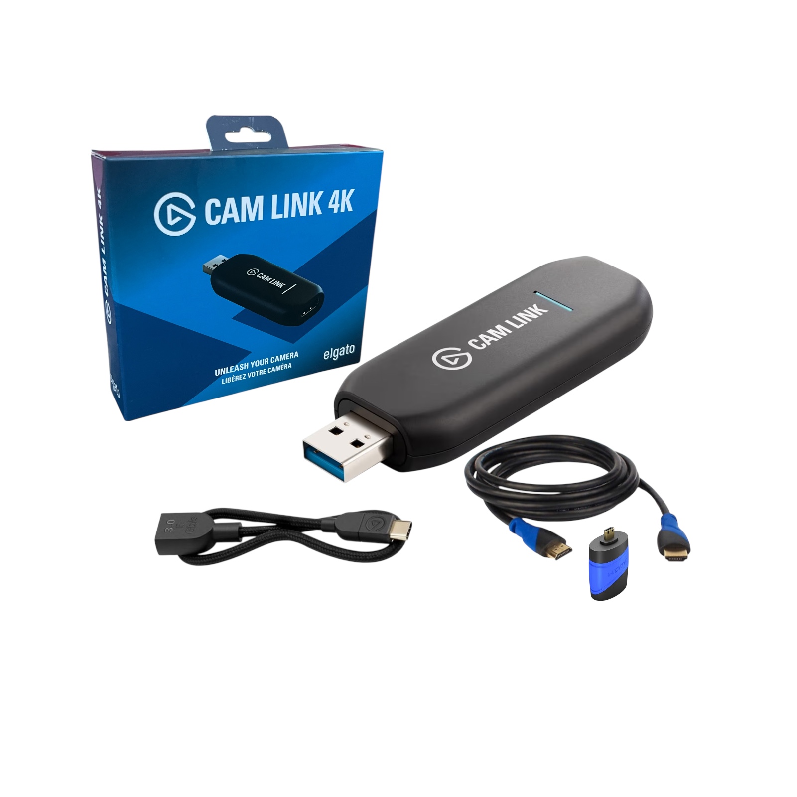 Elgato cam link 4k usb video  camera capture card live streaming/recording  hdmi usb c micro hdmi