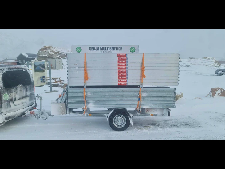 Jamax 132m2 stilas med henger