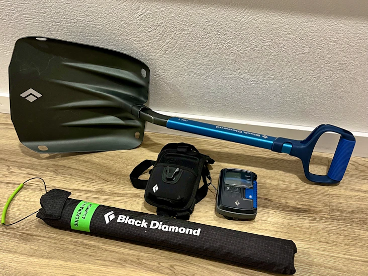 Laadukas lumiturvallisuus-setti black diamond guide bt