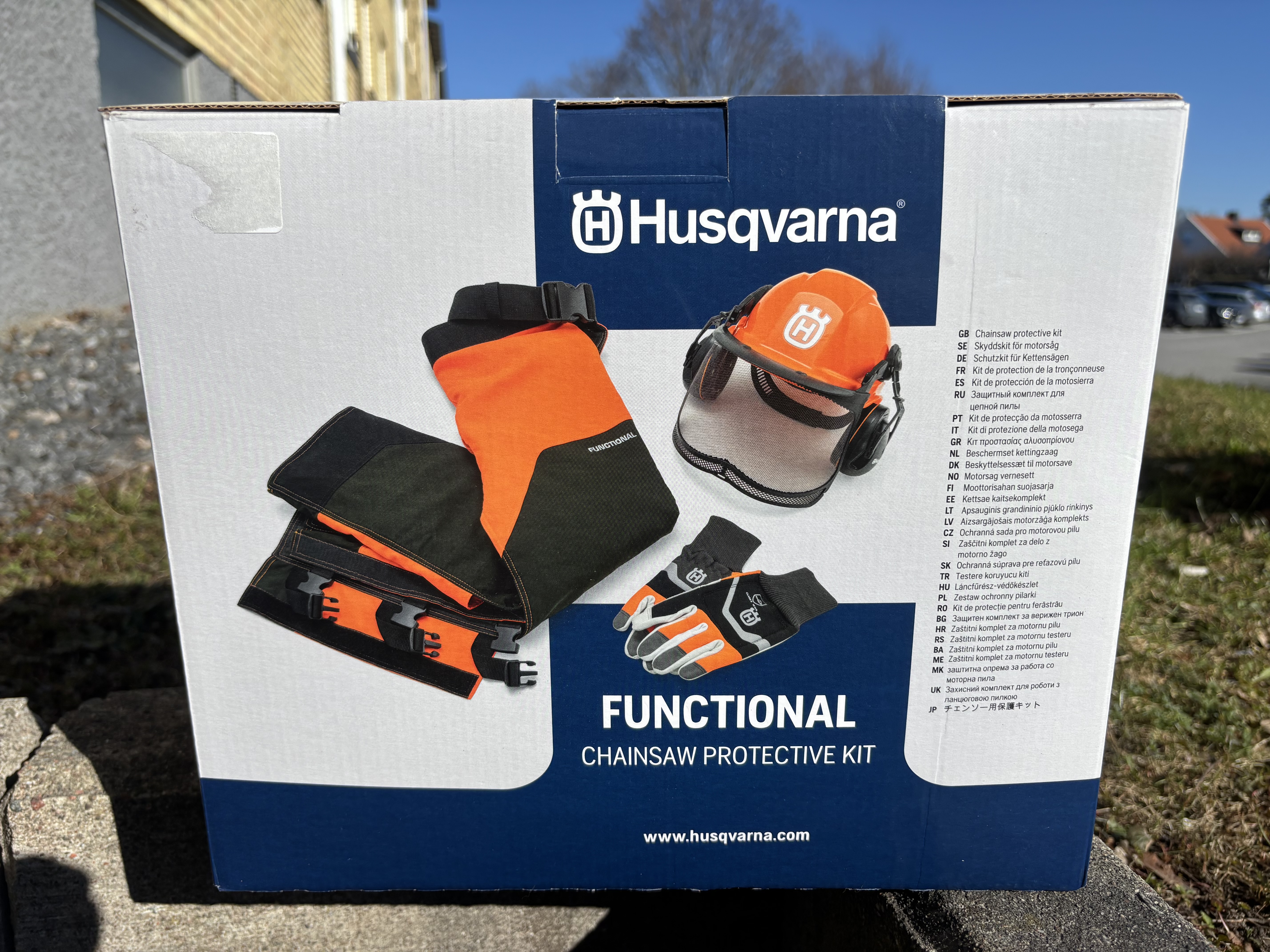 Skydds utrustning motorsåg