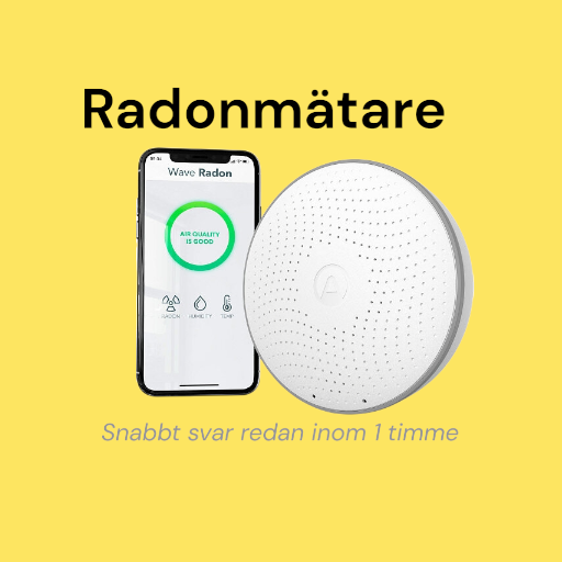 Radonmätare mät med eller utan app