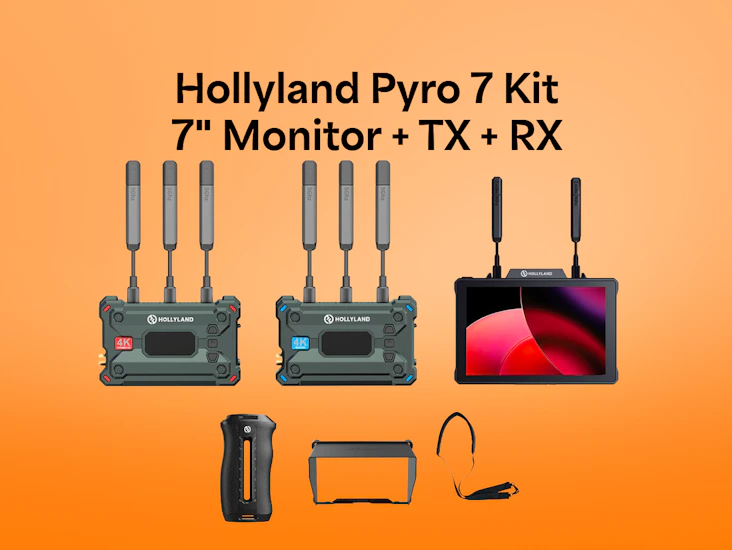 Hollyland pyro s + 7 kit - director/ client monitor | 7' monitor + tx + rx