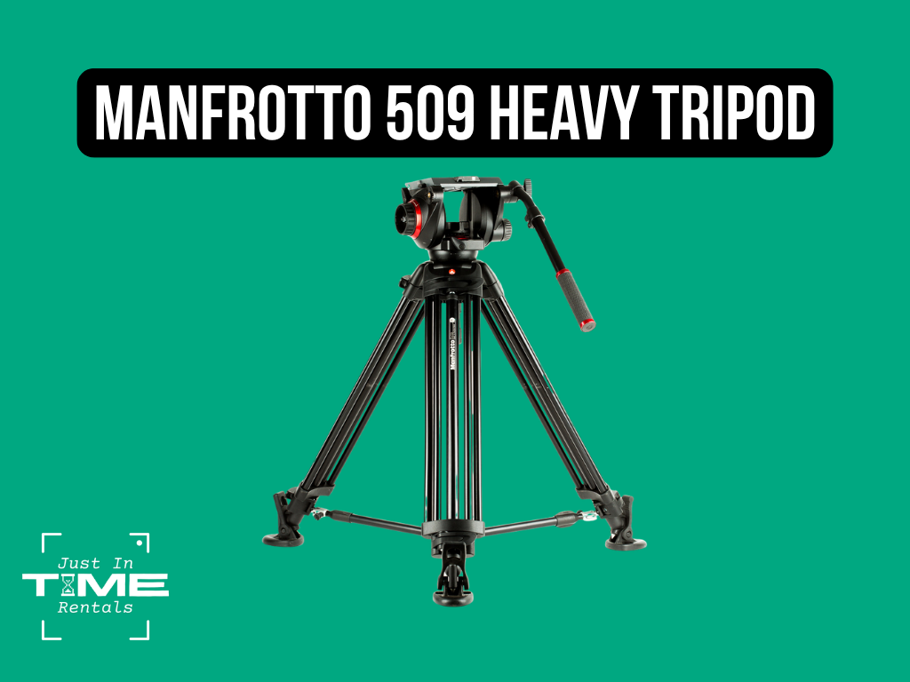 Heavy duty tripod - manfrotto 509hd video head & 545gb aluminum tripod system