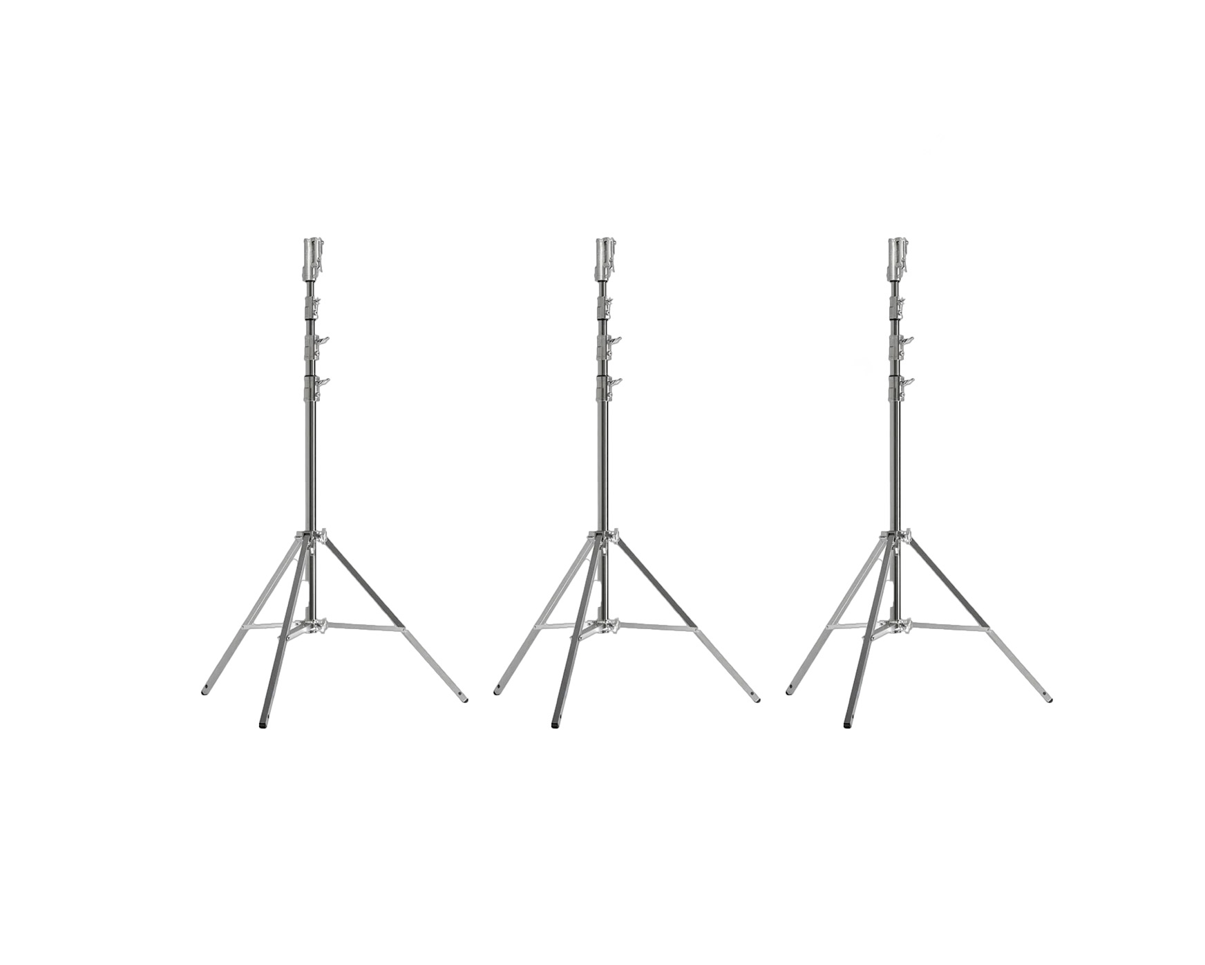 3x kupo master high combo cine steel stand  (max height 445cm)