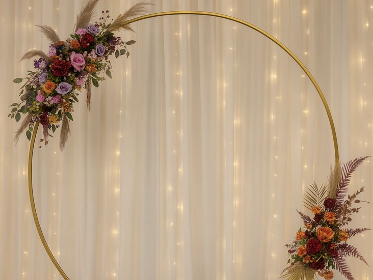 Rund dekorationsbåge / ballongbåge / festbåge