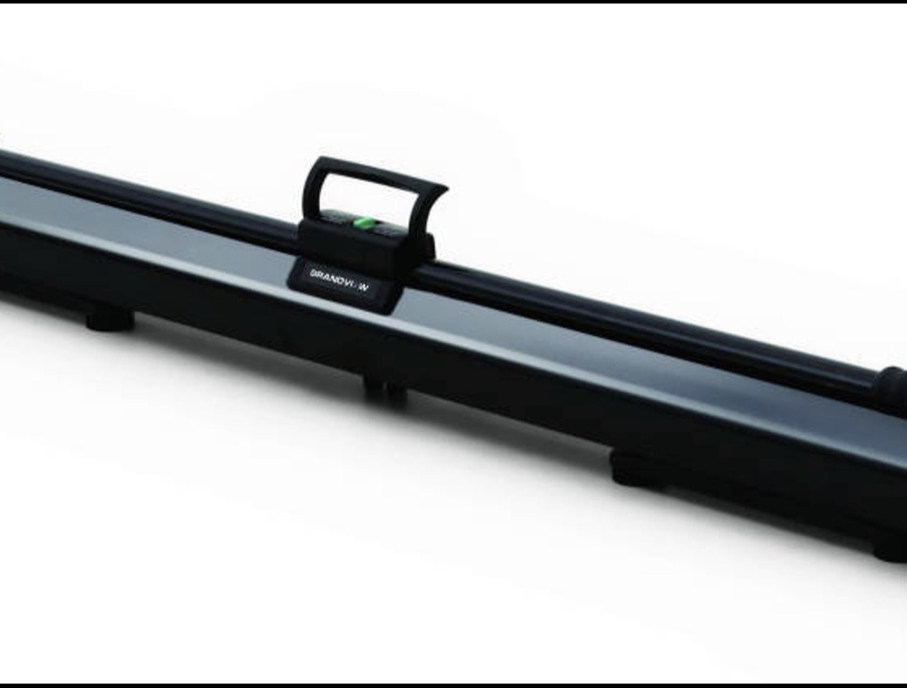 Projector screen and speaker bundle 