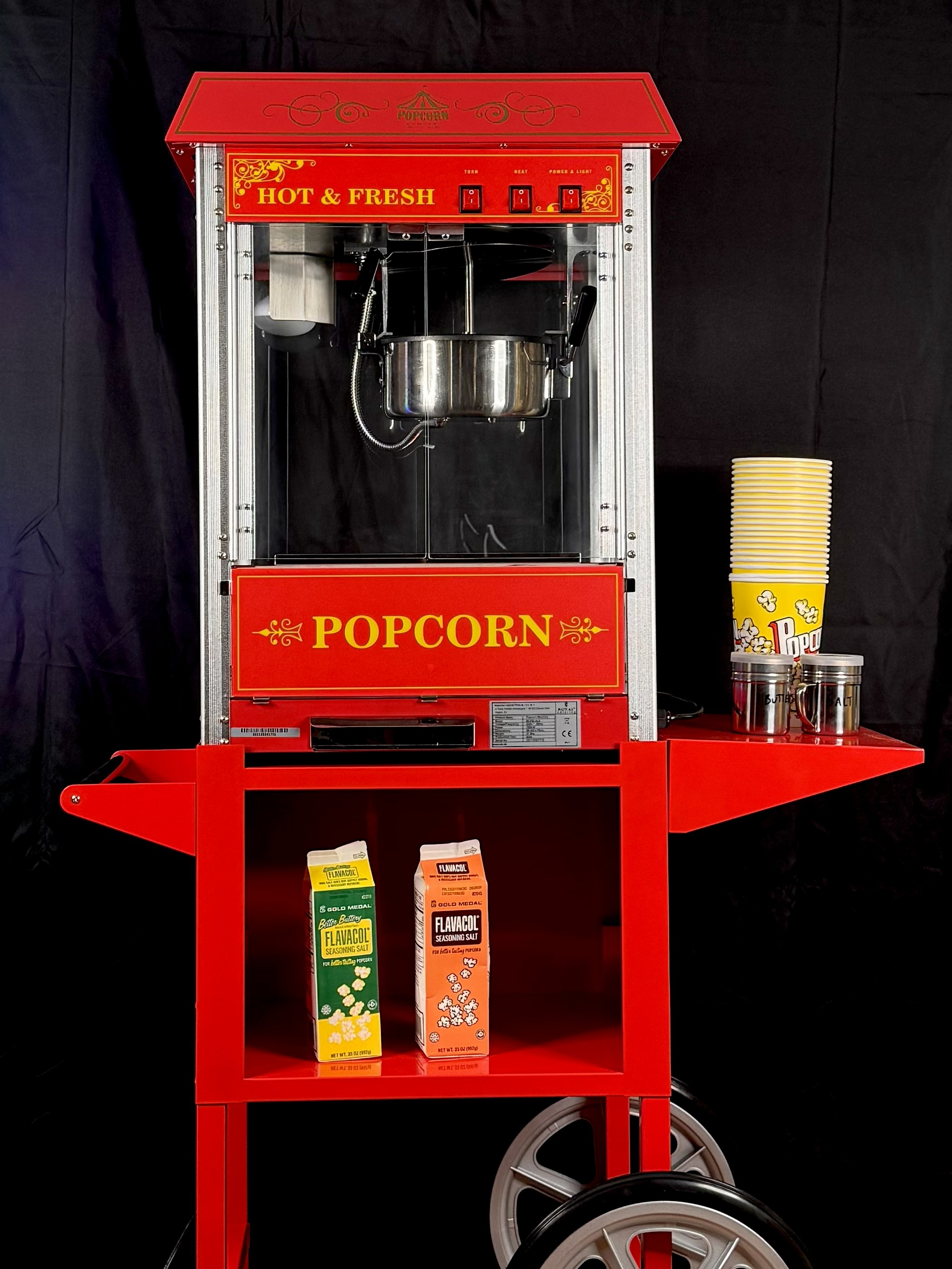 🍿🎪 lei vår retro popcornmaskin til din neste fest! 🎪🍿