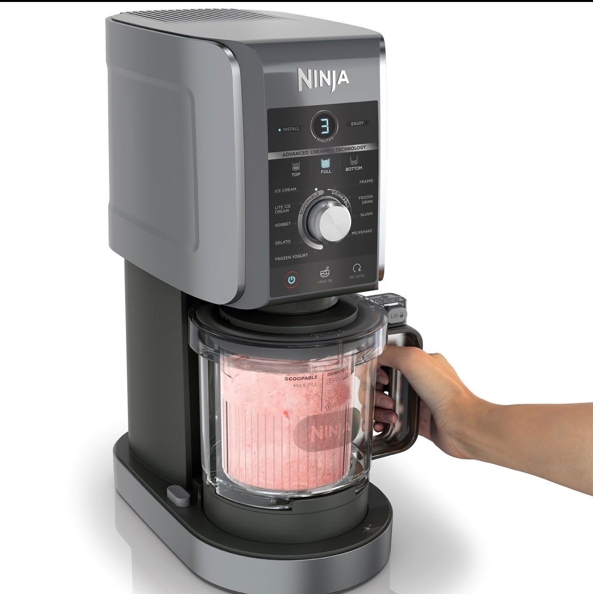 🍦 lei ninja creami deluxe m/4 beholdere – lag iskrem, gelato, sorbet & milkshake hjemme!