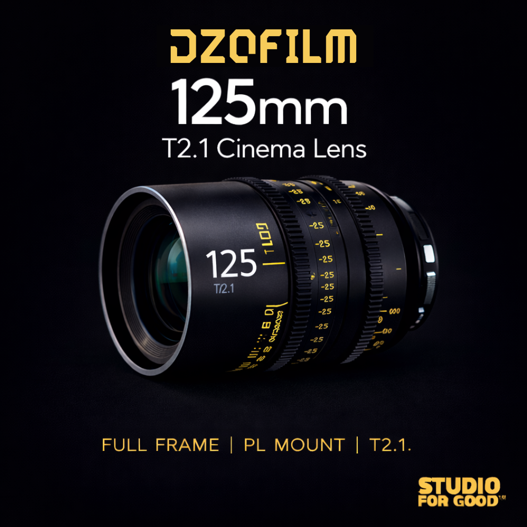 Dzo vespid prime lens pl mount (125mm) – t2.1 full frame cine