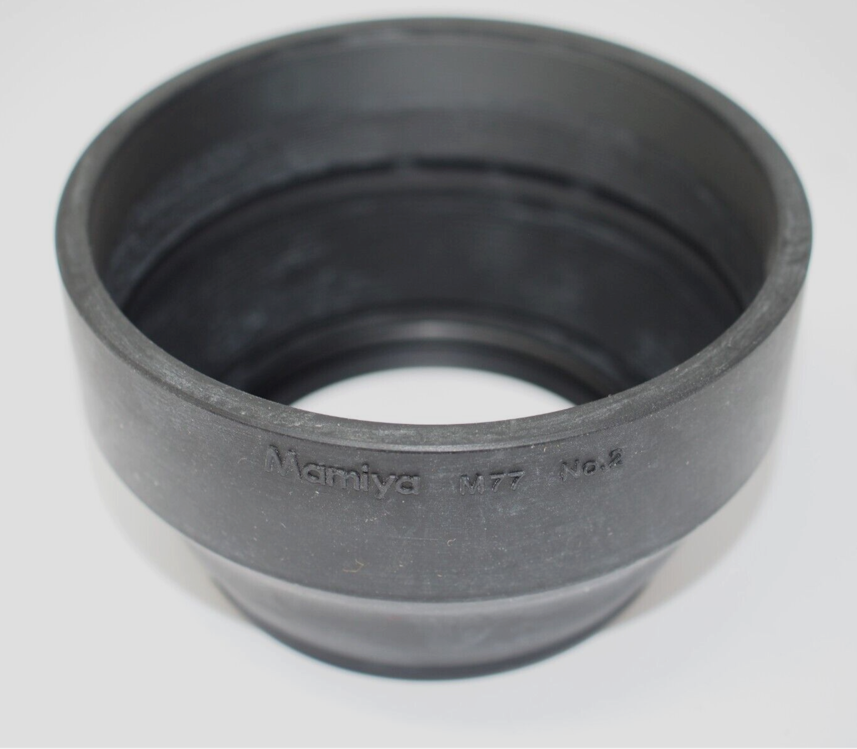 Mamiya rz67 rb67 rubber lens hood no2 for 77mm filter thread lenses 