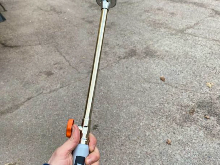 Ogräsbrännare med 10m slang