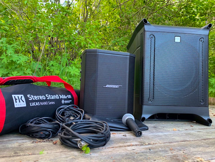 Portabel pa-anläggning inkl 2st mikrofoner