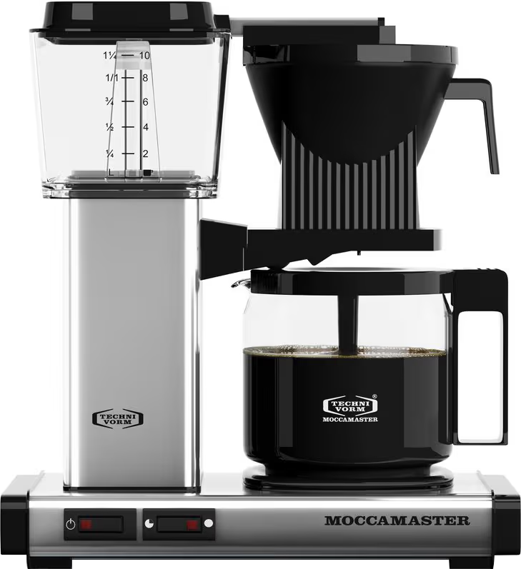 Moccamaster automatic kaffebryggare moc53745 (silver)
