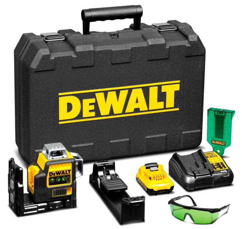 Dewalt 360° krysslaser grønn