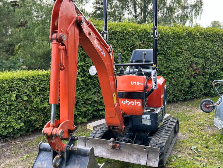 Minigrävare kubota u10-3