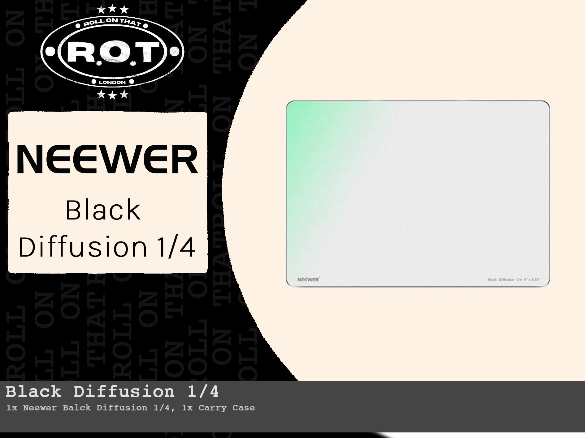 Neewer black diffusion 1/4 (4x5.65)