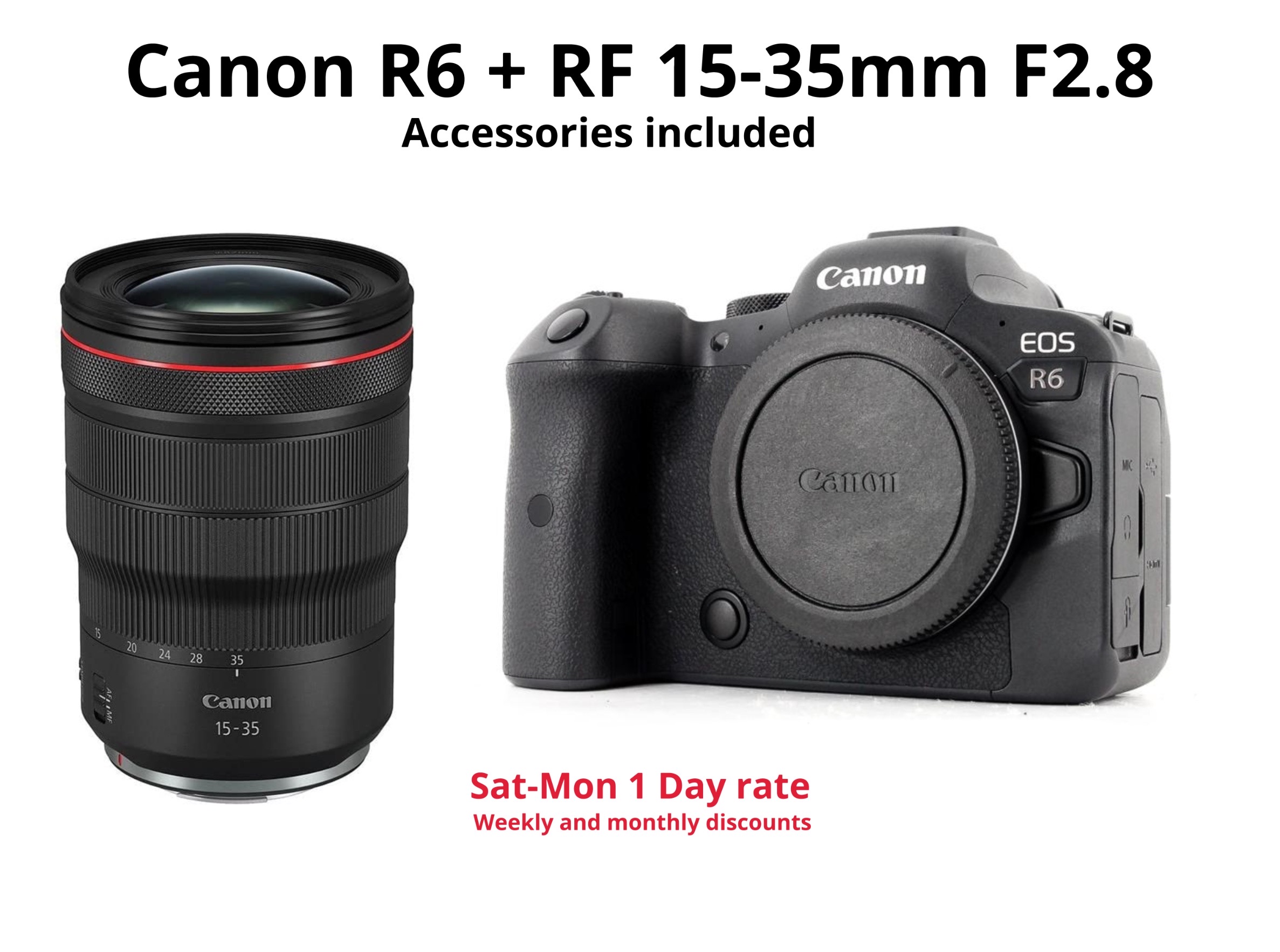 Canon r6 + rf 15-35mm f2.8